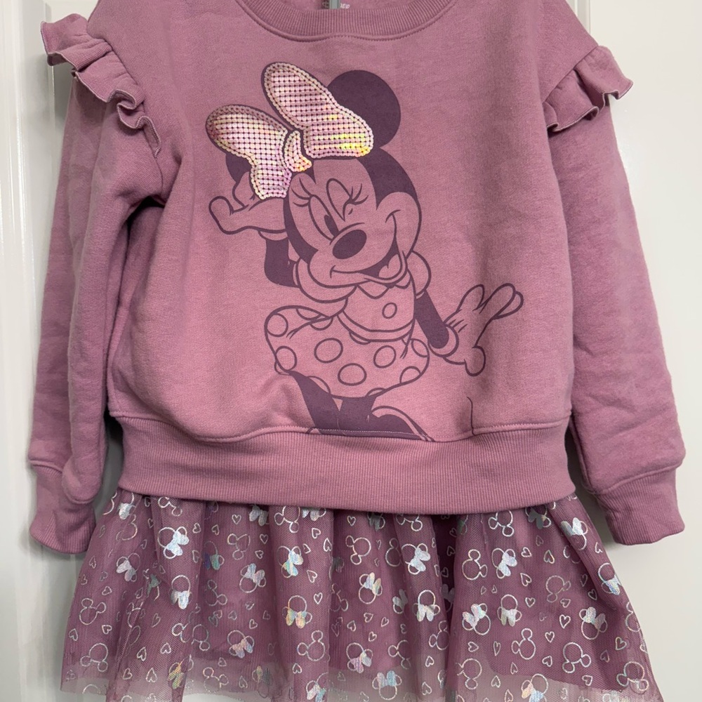 Disney Purple Kids' Sweatshirt and Skirt by Jumping Beans